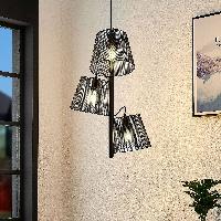 EGLO Závěsné světlo Campilo v bílém provedení, textil, Obývací pokoj / jídelna, plast, textil, E27, 60W